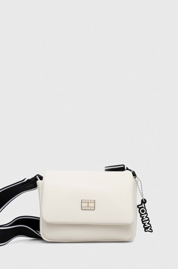 Tommy Jeans kézitáska szintetikus bőr bézs AW0AW15812