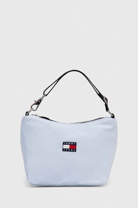 Kabelka Tommy Jeans jednofarebný modrá AW0AW15823