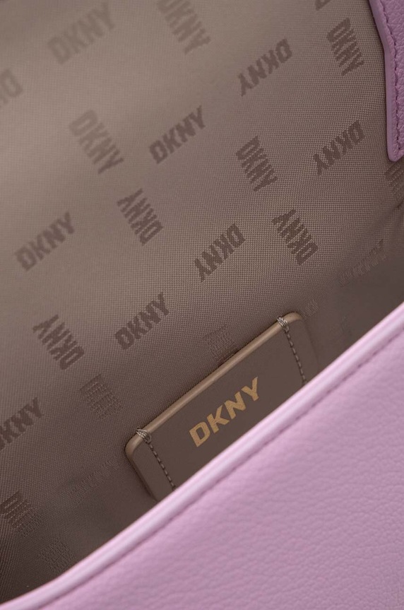 Usnjena torbica Dkny R41EKC54 roza