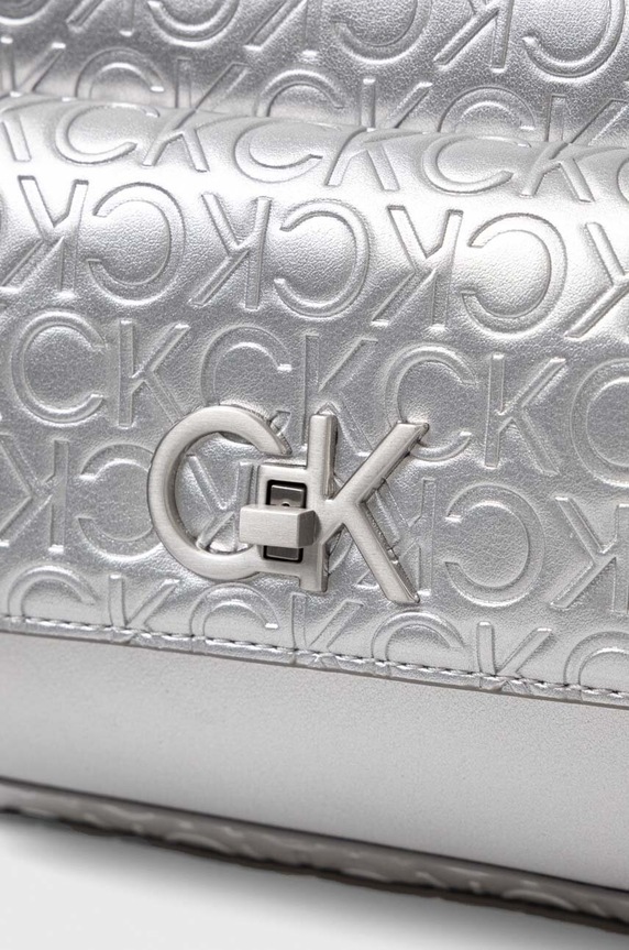 Calvin Klein poșetă argintiu K60K611337