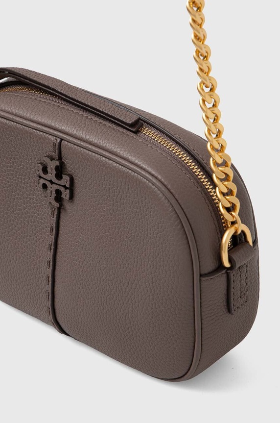 Tory Burch torebka skórzana McGraw Camera brązowy 147578.963
