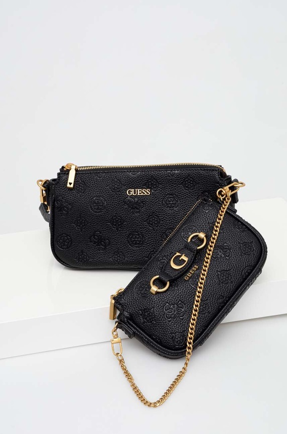 Guess torebka IZZY nie mieści A4 czarny HWPD92.09710