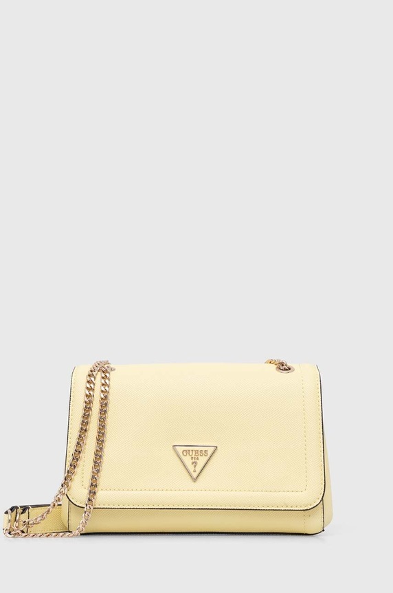 Torba Guess NOELLE bez uzorka zlatna HWZG78.79210