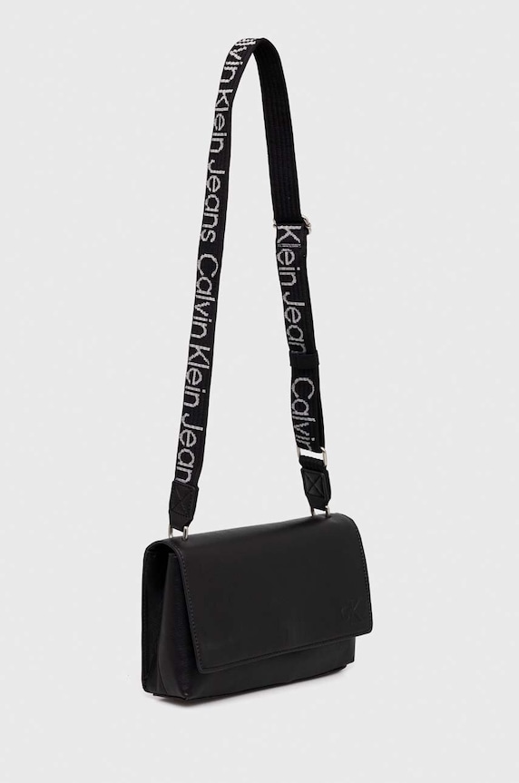 Τσάντα Calvin Klein Jeans K60K611556 μαύρο SS24