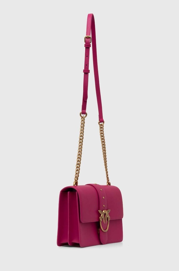 Pinko torebka skórzana 100053.A0F1 różowy AA00