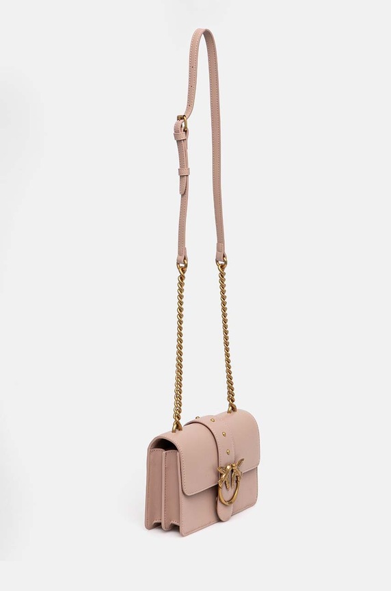 Pinko torebka skórzana 100059.A0F1 różowy AA00