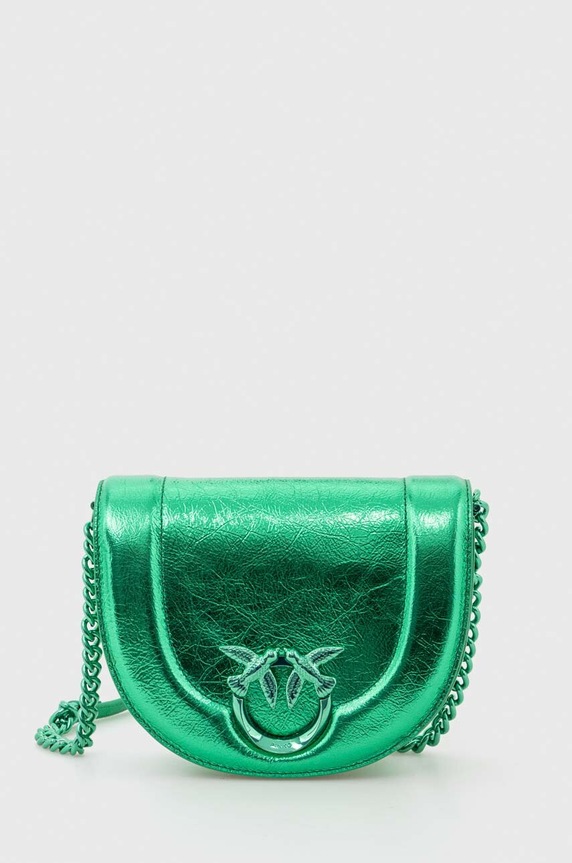 Pinko borsa a mano in pelle 101969.A1JG verde SS24