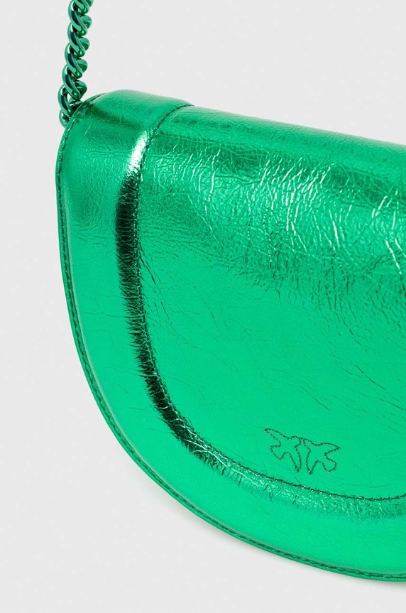Pinko borsa a mano in pelle 101969.A1JG verde