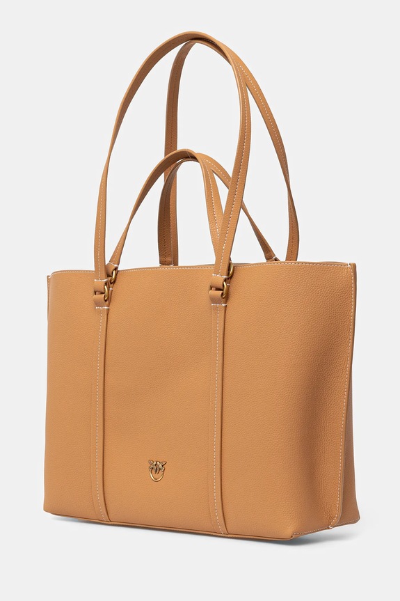 Pinko borsa a mano in pelle 102832.A1LF marrone AA00