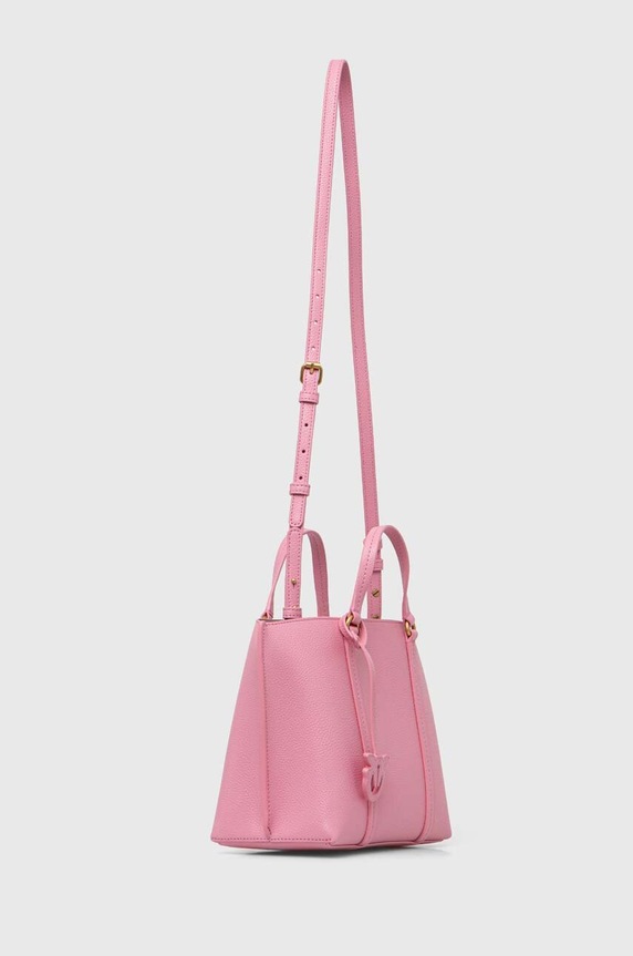 Pinko torebka skórzana 102833.A1LF różowy