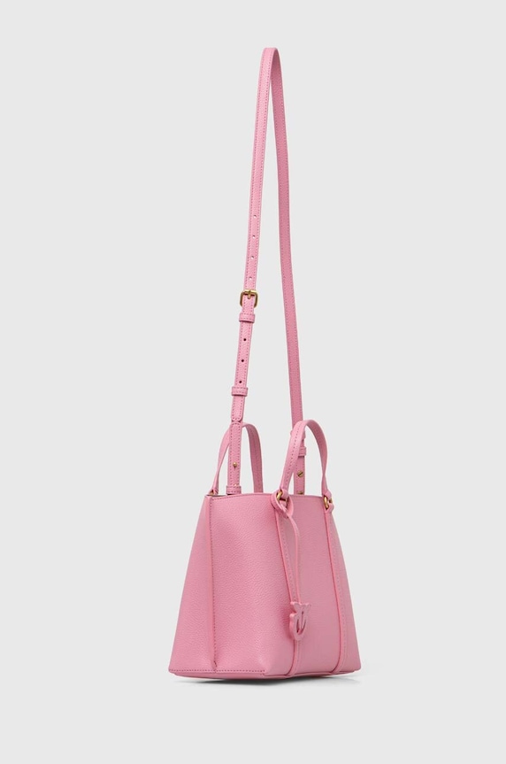 Pinko torebka skórzana 102833.A1LF różowy