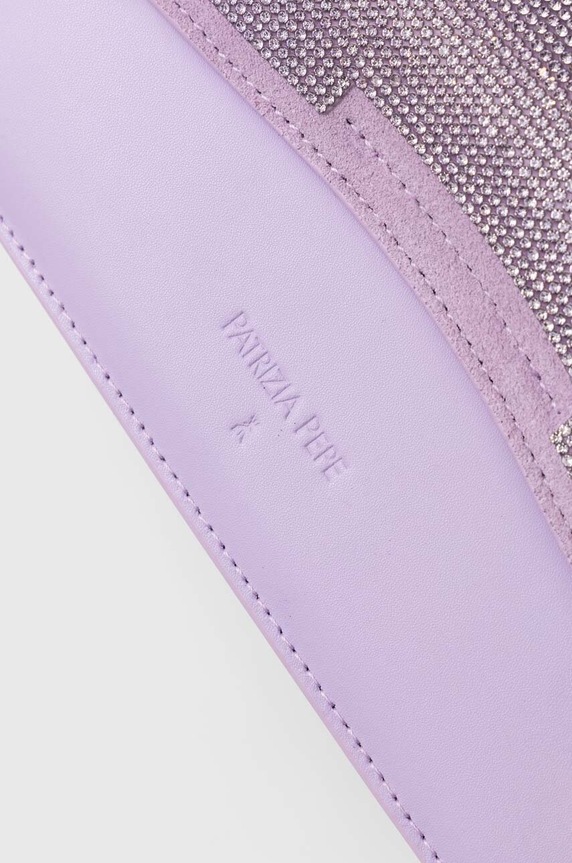 Patrizia Pepe bőr táska 8B0032.L083 lila SS25