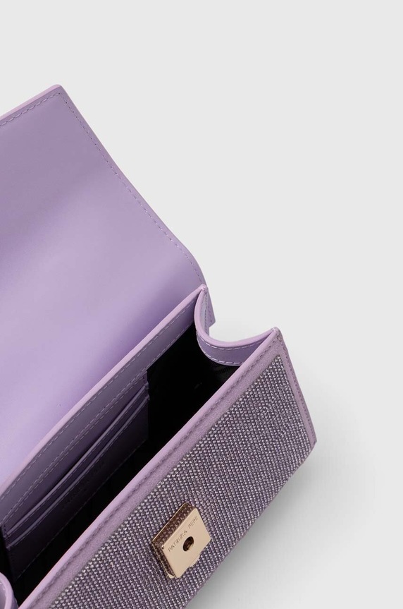 Patrizia Pepe bőr táska 8B0032.L083 lila