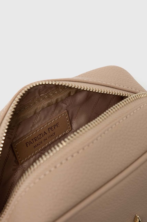Patrizia Pepe bőr táska 8B0186.L001 bézs