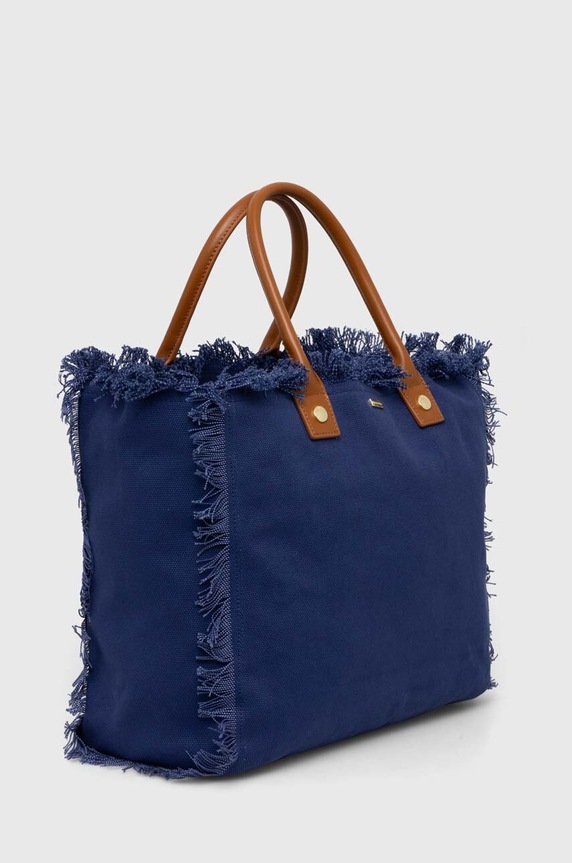 Plážová taška Melissa Odabash Cap Ferrat MO.CAPFERRAT námořnická modř SS24