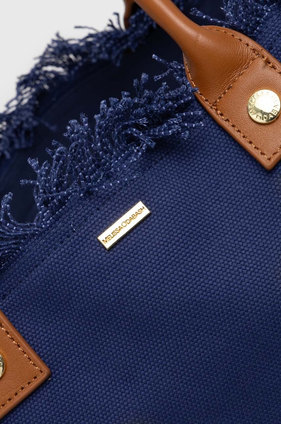 Plážová taška Melissa Odabash Cap Ferrat námořnická modř MO.CAPFERRAT