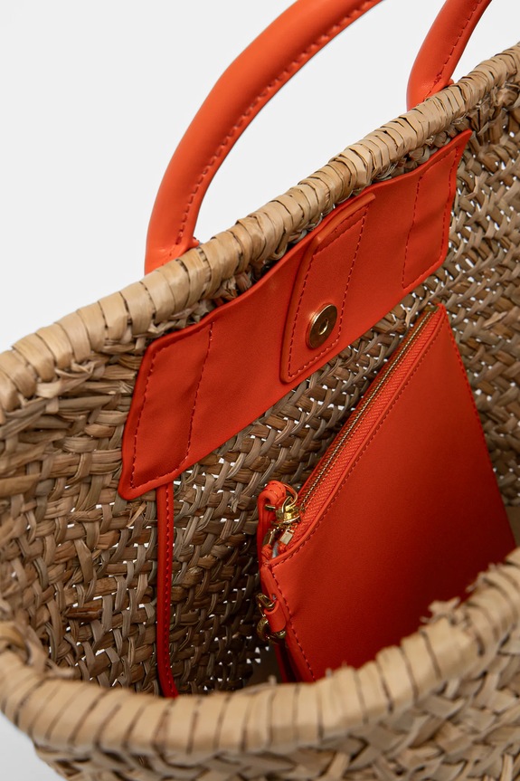 Пляжная корзина Melissa Odabash Corsica бежевый MO.CORSICA