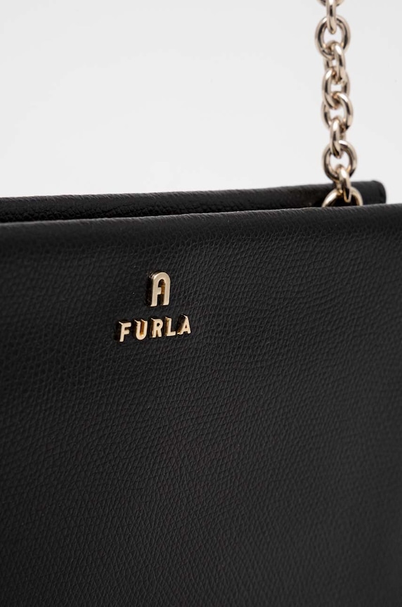 Furla torebka skórzana czarny WE00528.ARE000.O6000