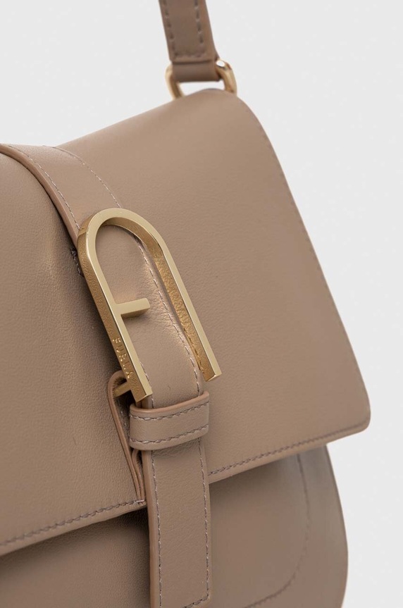 Kožna torba Furla Flow bež WB00996.BX2045.1257S