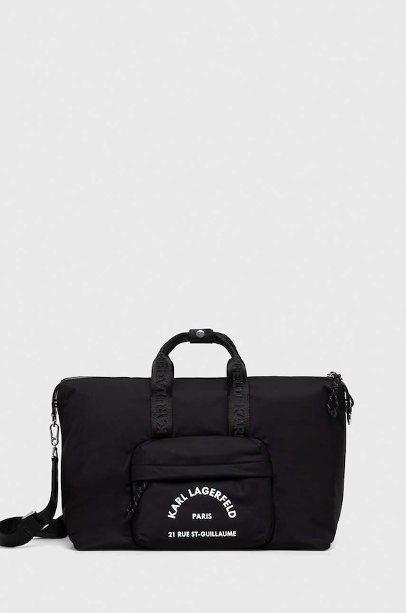 Karl Lagerfeld táska textil fekete 240W3110