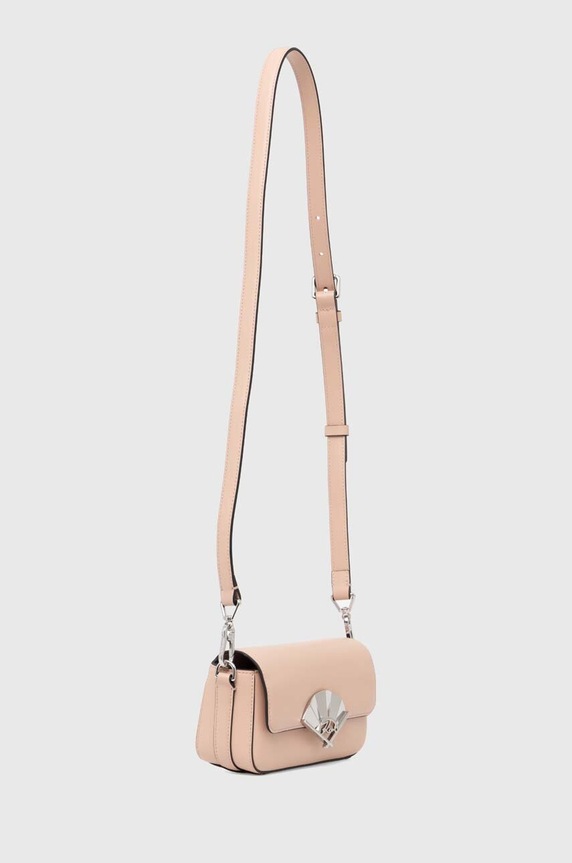 Karl Lagerfeld torebka skórzana 240W3195 różowy SS24