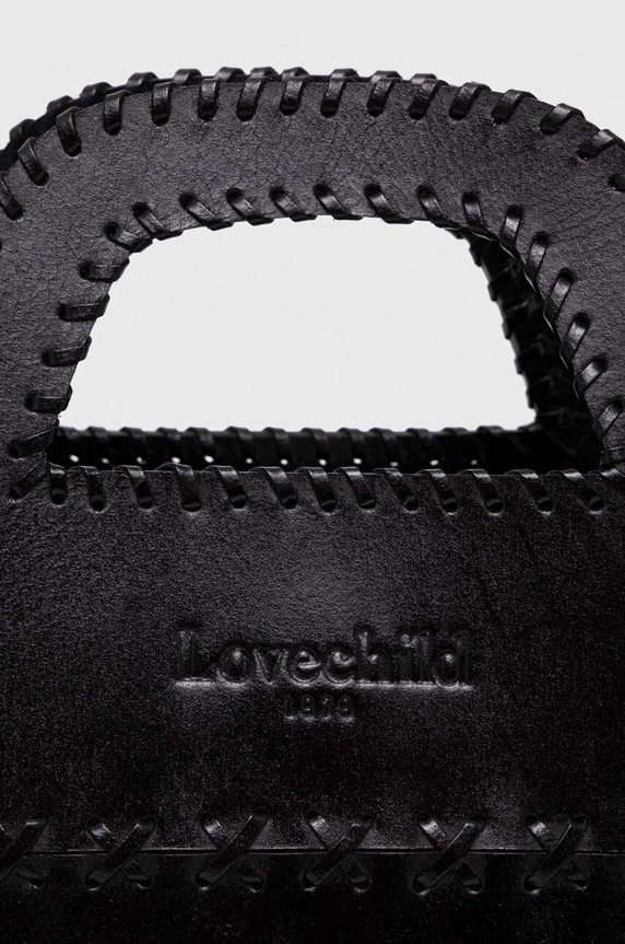Lovechild torebka skórzana czarny 5794197