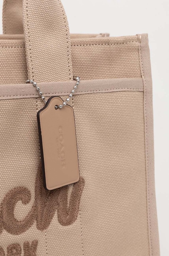 Coach torebka Cargo Tote Bag beżowy CP158