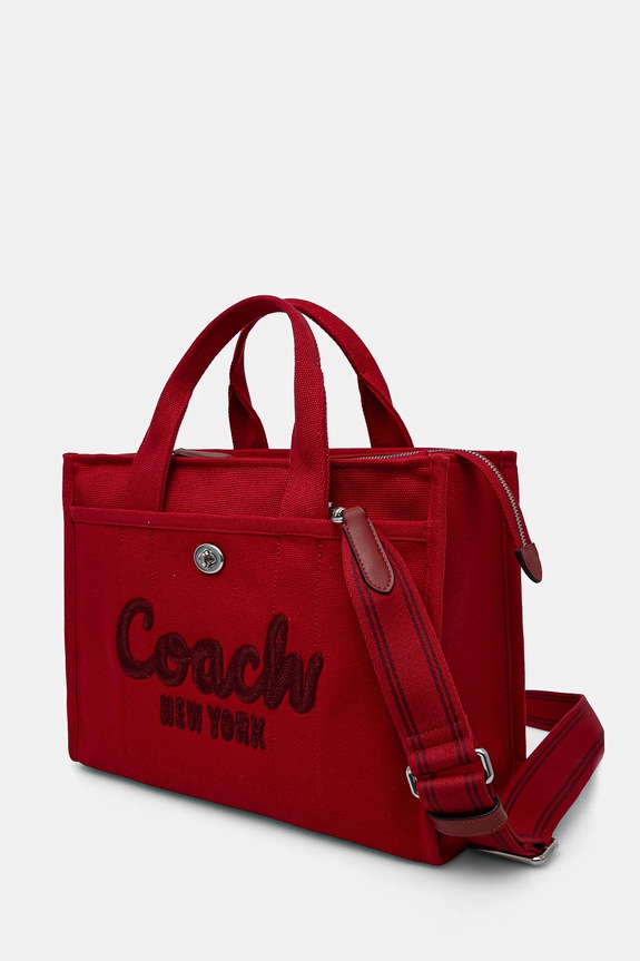 Coach torebka Cargo Tote Bag CP158 czerwony AA00