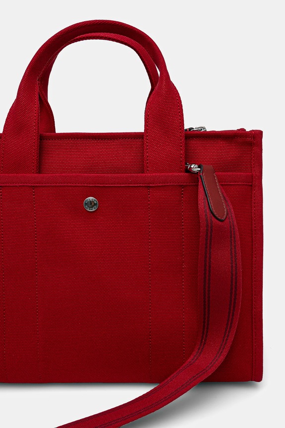 Akcesoria Coach torebka Cargo Tote Bag CP158 czerwony