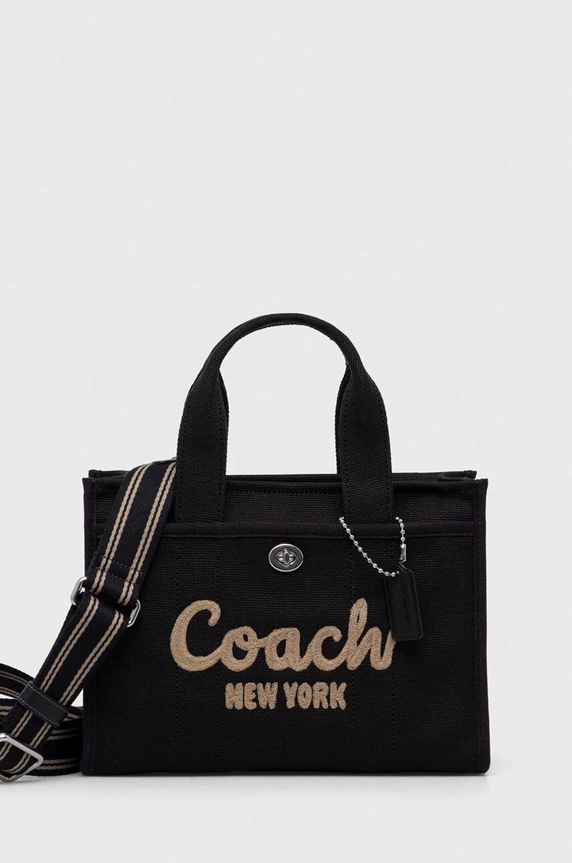 Coach torebka tekstylny czarny CP164