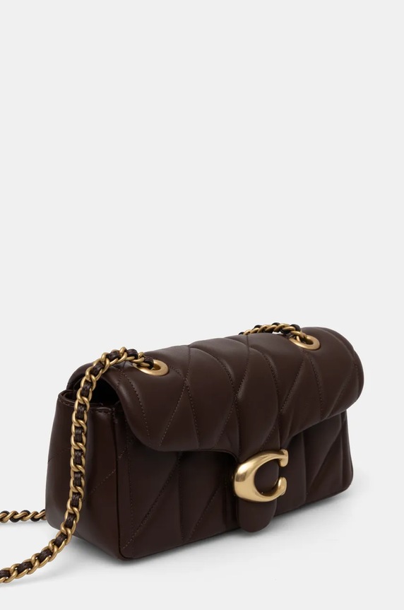 Coach torebka skórzana Tabby CP149 brązowy AA00