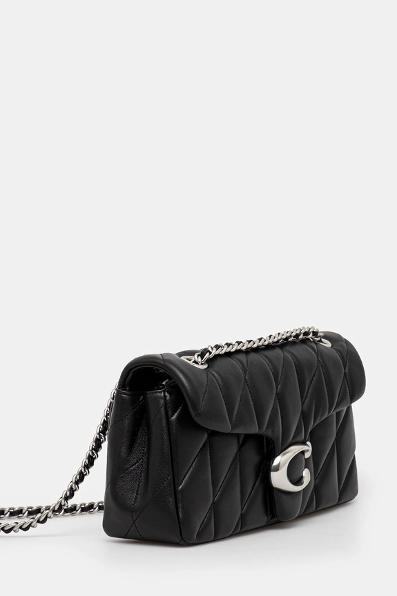 Δερμάτινη τσάντα Coach Tabby Shoulder Bag 26 With Pillow Quilting CP150 μαύρο AA00