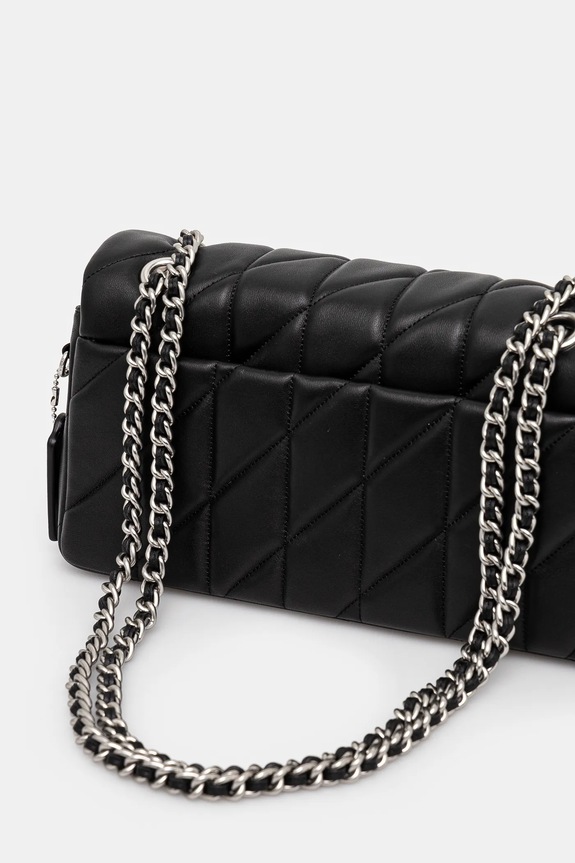 Αξεσουάρ Δερμάτινη τσάντα Coach Tabby Shoulder Bag 26 With Pillow Quilting CP150 μαύρο