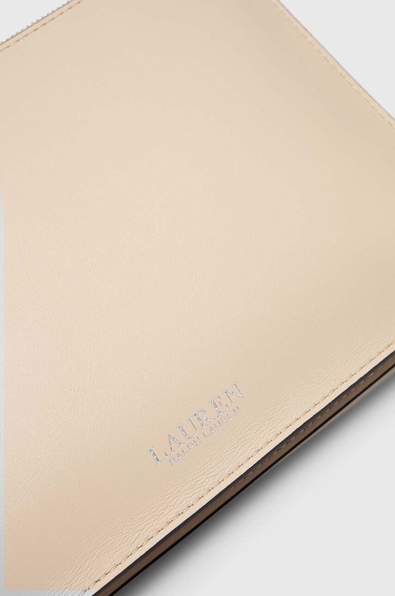 Lauren Ralph Lauren bőr táska bézs 431920066