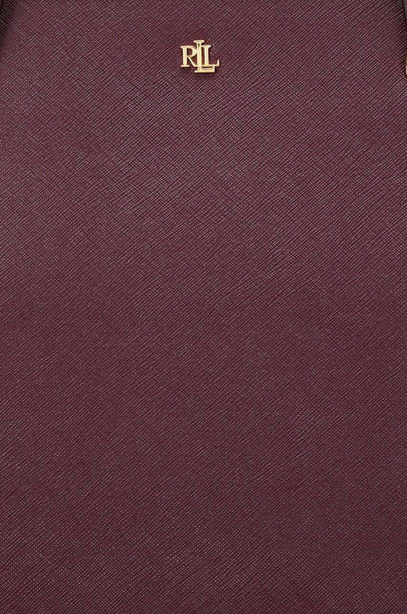 Lauren Ralph Lauren nákupní taška dámská kožená 431924351 burgundské