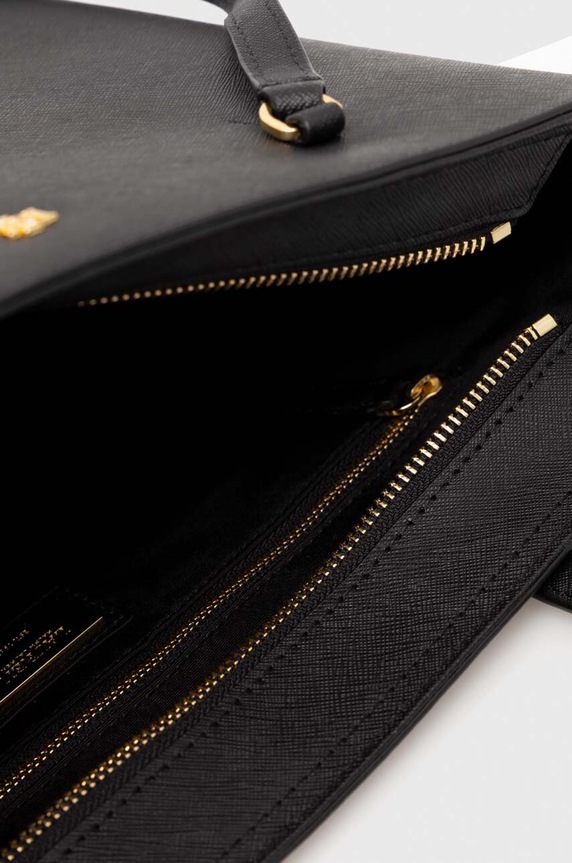 Lauren Ralph Lauren torebka shopper damska skórzana 431924351 czarny