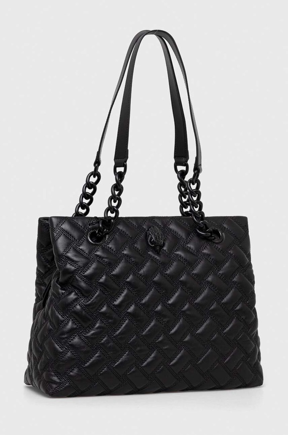 Kurt Geiger London torebka skórzana 1269100109 czarny SS24