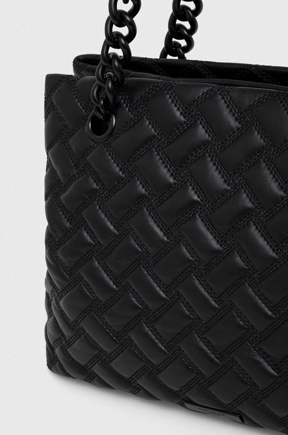 Akcesoria Kurt Geiger London torebka skórzana 1269100109 czarny