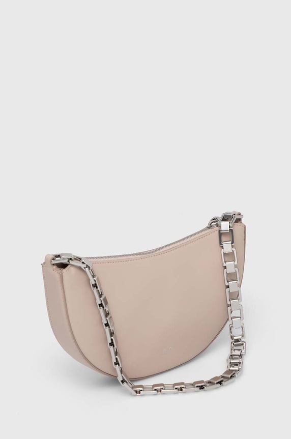 Usnjena torbica IRO bež WF44ARCCLUTCH