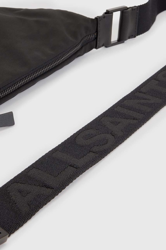 Τσάντα AllSaints Half Moon μαύρο W001XZ
