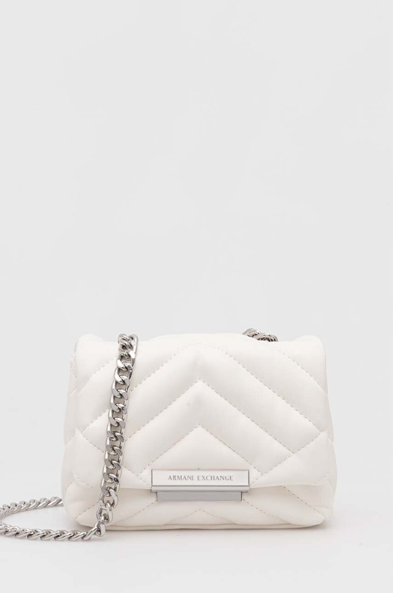 Armani Exchange kézitáska szintetikus bőr fehér 948587.4R742