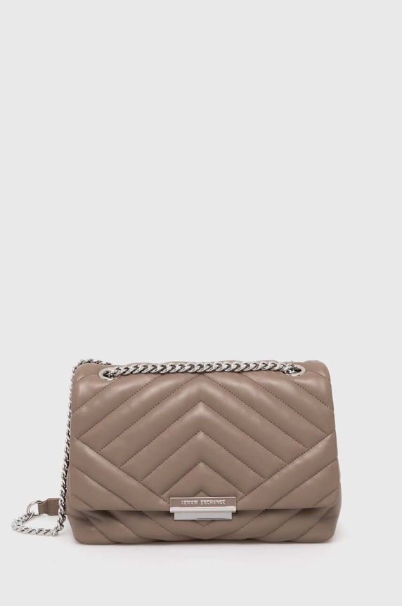 Kabelka Armani Exchange imitácia kože béžová 949122.4R742