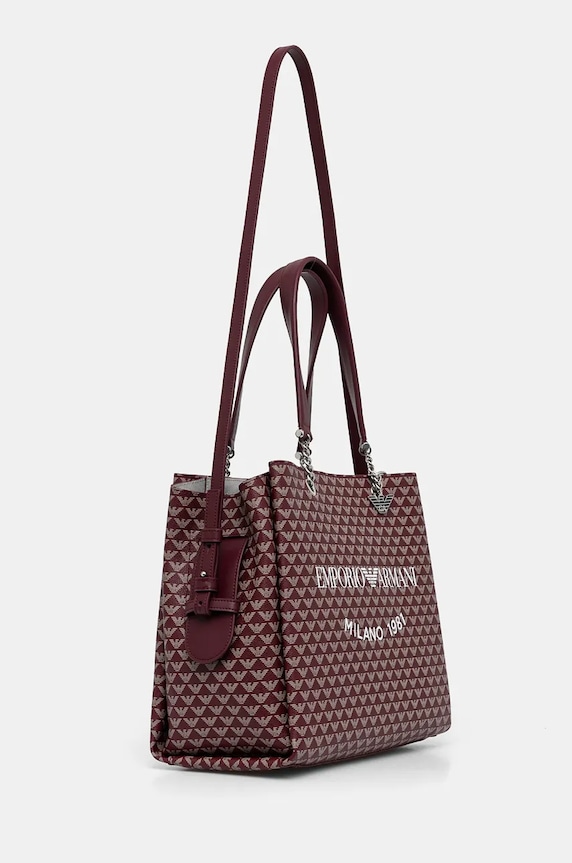 Emporio Armani torebka Y3D158.YWS0E bordowy AW24