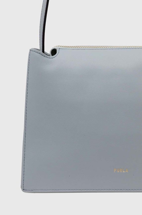 Kožená kabelka Furla modrá WB01275.BX2045.AR300