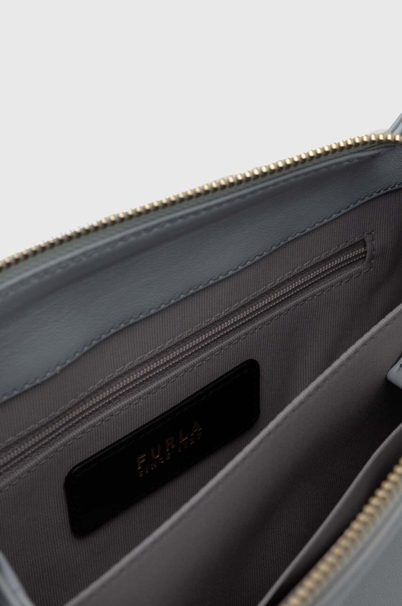 Kožená kabelka Furla WB01275.BX2045.AR300 modrá