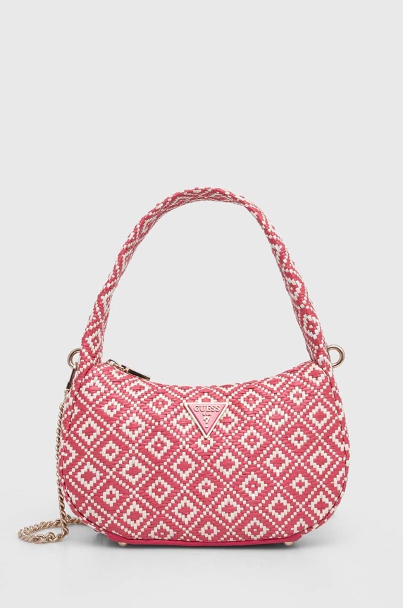 Torba Guess RIANEE premalo za format A4 roza HWWR92.28020