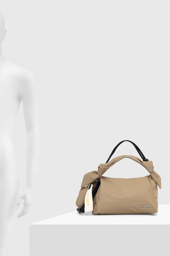 Desigual torebka PRIORI LOVERTY 3.0 24SAXY03 beżowy