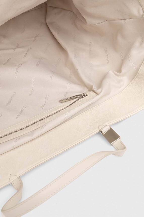 Kabelka Calvin Klein K60K611657 béžová