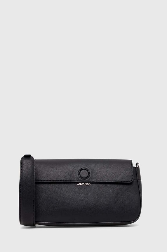 Calvin Klein torebka nie mieści A4 czarny K60K611680