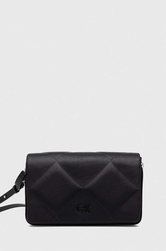 Calvin Klein torebka nie mieści A4 czarny K60K611759